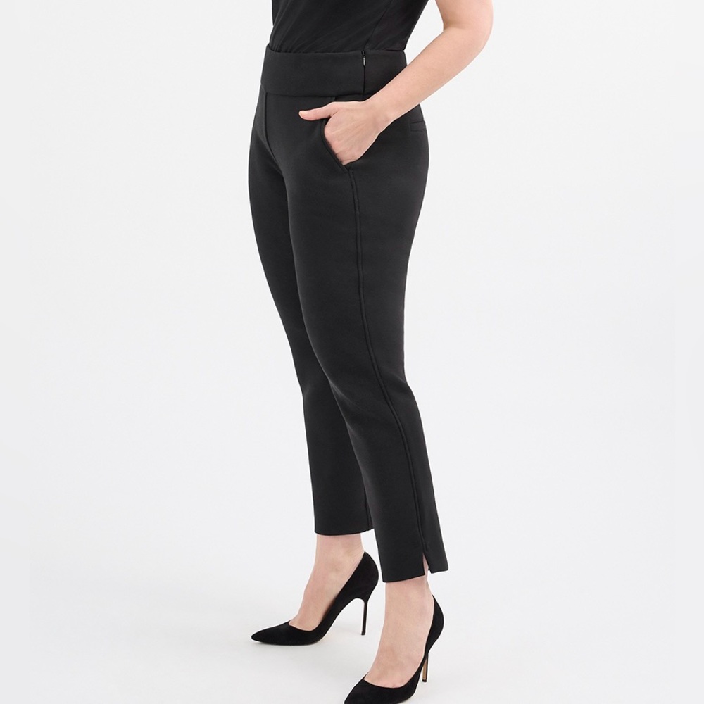 NWT Cabi 4692 BLACK SIDE-ZIP PANTS Diplomat Trouser Size 10